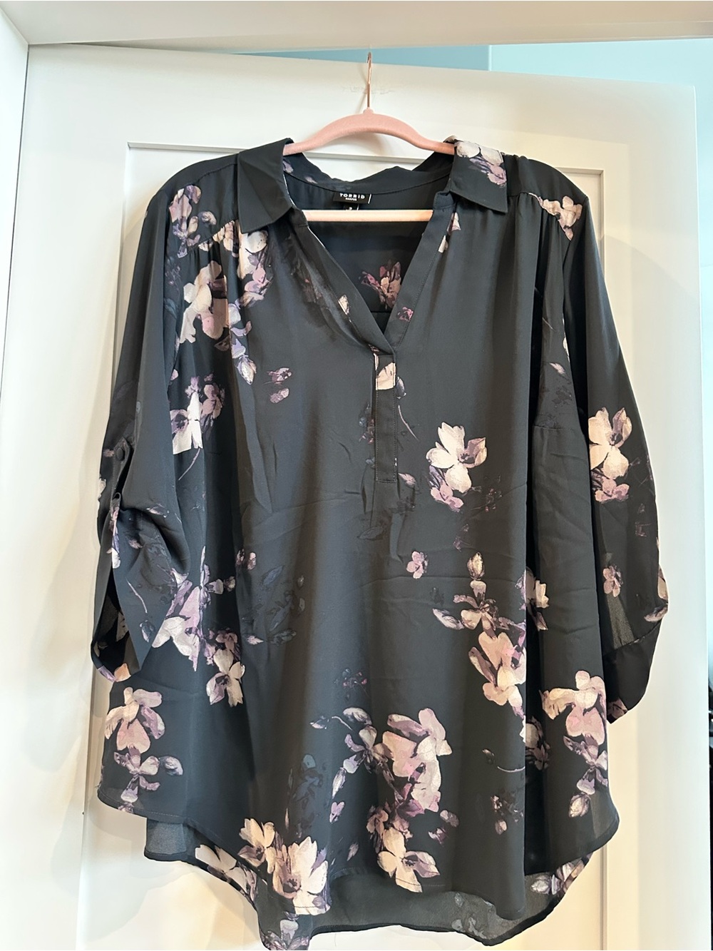 torrid Harper V-Neck Blouse